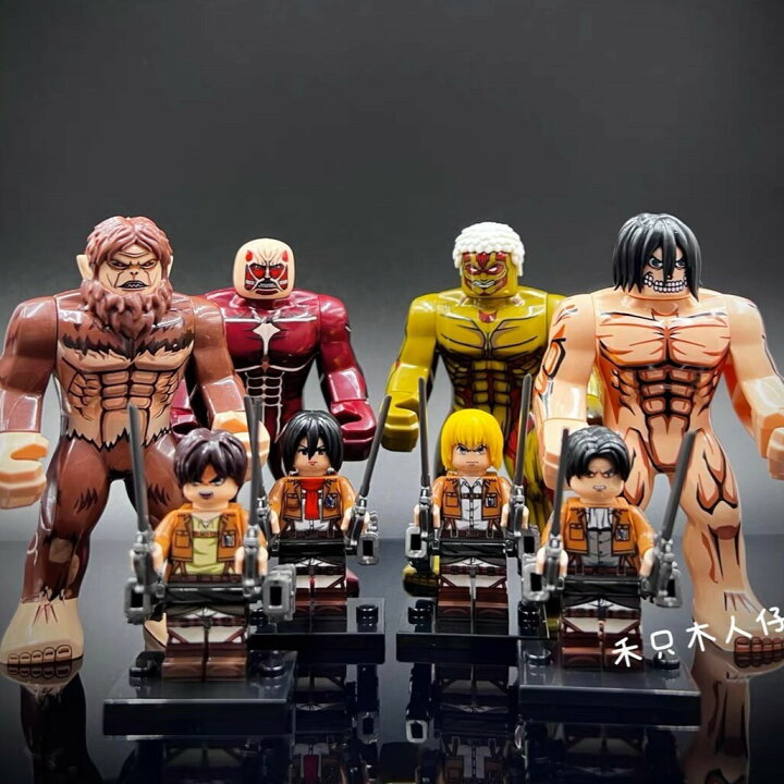 楽天市場】【即納】8体セット「進撃の巨人」フィギュア 進撃 巨人  