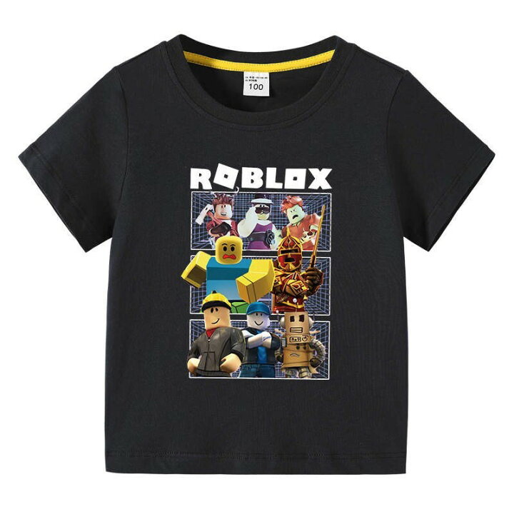 楽天市場】【即納】ROBLOX 120-150cm ロブロックス Tシャツ A1ブラック  