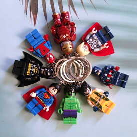 レゴ(LEGO) スーパー・ヒーローズ アベンジャーズ キーホルダー アドベントカレンダー おもちゃ ブロック プレゼント アメコミ スーパーヒーロー 男の子 レゴ互換品