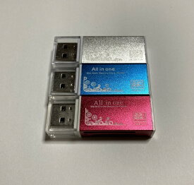 マイクロSDカード リーダーライター 3色カラー microSD SDHC対応