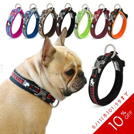 【10%OFF SALE】【レビュー特典 延長保証】 【Truelove】 首輪 犬 おしゃれ 痛くない 超小型犬 小型犬 中型犬 大型犬 かわいい 定番 クッション入り カラフル フレンチブルドッグ KM520G