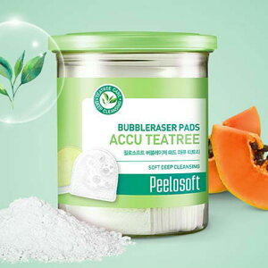 MAKEHEAL ���C�N�q�[�� �o�u�����[�U�[�p�b�h�A�N�e�B�[�c���[ 20������ PEELOSOFT BUBBLERASER �؍� �R�X�� PADS ACCU TEATREE �ʓ���{��