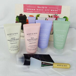 MARYANDMAY VEGAN WASH OFF MASK MINI GIFT SET/B[K EHbVIt }XN ~j 5MtgZbg ؍ RX