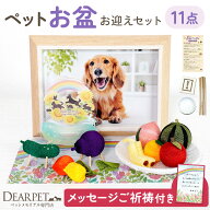 【10％OFF】ペット お盆 お迎え お盆セット 2026年 ゆらゆら精霊馬 ちりめん お盆飾り セット ご祈祷 サ…