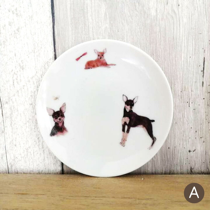 楽天市場 ペット仏具 名前入り ミニチュアピンシャー プレート お皿 ペット供養 犬 ドッグ ミニピン ごはん皿 供物 お供え キャンドル皿 香皿 お悔み メモリアルグッズ ギフト 名入れ無料 イラスト かわいい ペット仏壇仏具のディアペット