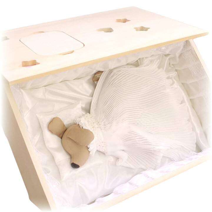楽天市場】ペット用 棺 & お別れ布団 セット 桐製 66×42×24cm S〜L  