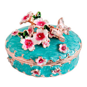 ペット用 きらきら 遺品ボックス 遺品入れ ケース フラワー リボン 遺骨カプセル 分骨 ミニ骨壷 メモリアルグッズ かわいい おしゃれ アンティーク ラインストーン お花 ピンク ブルー ペッ