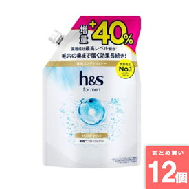 P&G(ピーアンドジー) [まとめ買い]【12個セット】h＆s for men スカルプゴールドコンディショナー つめかえ1.4倍サイズ 420g