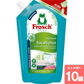 旭化成ホームプロダクツ [まとめ買い]【10個セット】フロッシュ 食器用洗剤 ユーカリ プレミアム 詰替 800ml