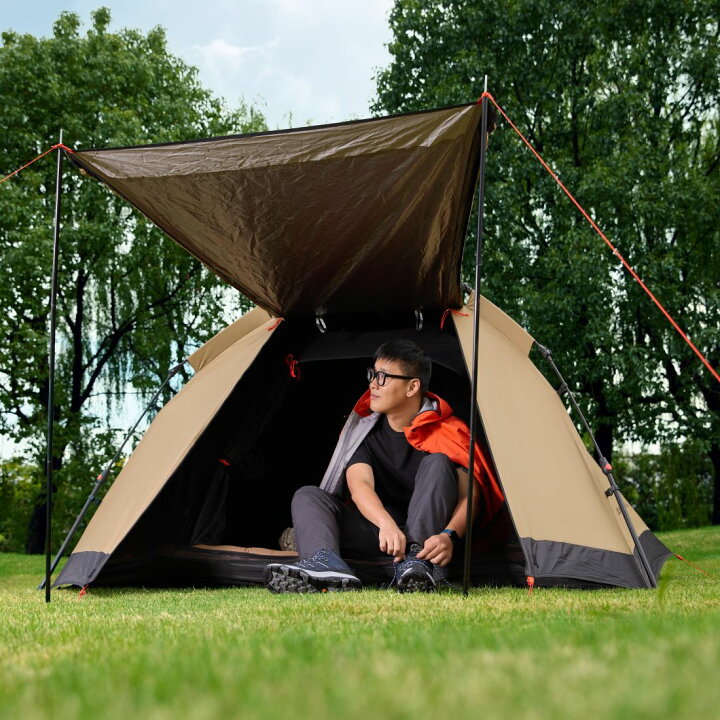 楽天市場】QUECHUA ケシュア キャンプ テント 3人用 簡単 メッシュ 