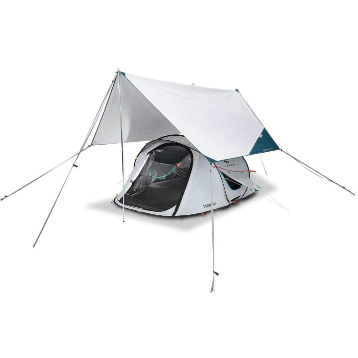 楽天市場】QUECHUA ケシュア キャンプ 多機能 タープ ヘキサタープ UV 