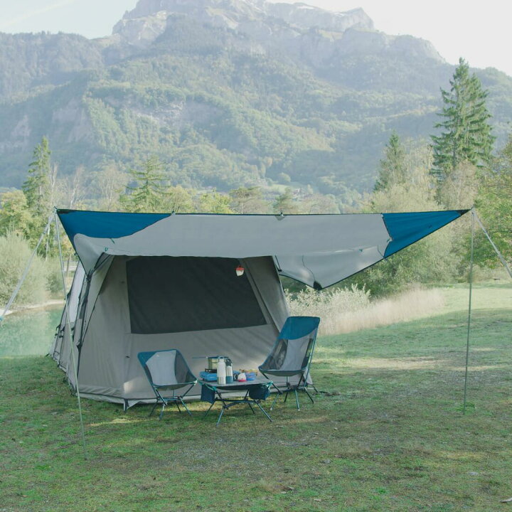 楽天市場】【ポイント10倍】QUECHUA ケシュア キャンプ 多機能 タープ 