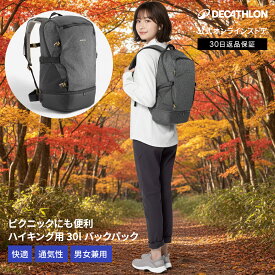 【ポイント10倍】QUECHUA ケシュア 登山 ハイキング リュック 30L ARPENAZ 500 | バックパック リュックサック 30l 30リットル 山登り アウトドア 登山リュック 山登り 男女兼用 ユニセックス メンズ レディース トレッキング 軽量
