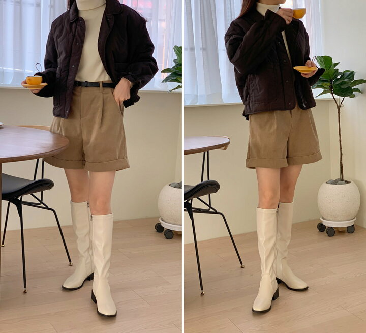 楽天市場】ロングブーツ サイドジップ フラット レディース ローヒール 