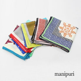 【追跡可能メール便/注文内容変更】manipuri マニプリ　シルクスカーフ(65cm)　 BALLET/STITCH