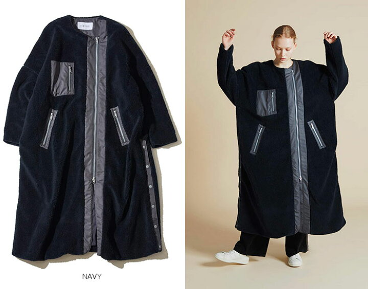 F/CE. エフシーイーボアスーパーロングコート 