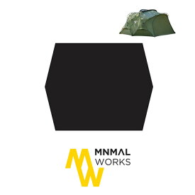 【国内正規販売店】MINIMAL WORKS　ミニマルワークス　SHELTER G/GH/GP GROUDSHEET　シェルターG/GH/GP用グランドシート　MGSH-SG170-GR0【アウトドア　キャンプ　テント　ブラック　オプション】【camp】※ギフト対応不可