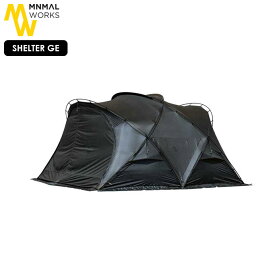 MINIMAL WORKS/ミニマルワークス　SHELTER GE/シェルターGE　MGSHSH02GE000GO0【CHARCOAL/チャコール】【アウトドア　キャンプ　グループ】