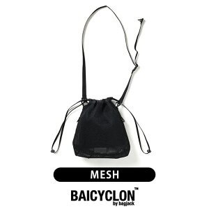 BAICYCLON by Bagjack�@�o�C�V�N���� �o�C �o�b�O�W���b�N�@MESH DRAW STRING BAG (SMALL)�@���b�V���h���[�X�g�����O�o�b�O�@BCL-47(MESH)�y�A�E�g�h�A�@�L�����v�@�X�|�[�c�@�t�F�X�@�T�u�o�b�O�@�ʋ΁@
