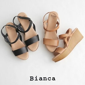 【SALE】Bianca ビアンカ　ゴムベルトウェッジサンダル　8156◆5ss