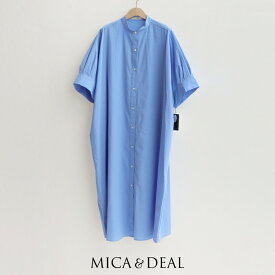 【楽天スーパーSALE】MICA&DEAL マイカアンドディール　オーバーサイズシャツワンピース 0122204120◆4ss