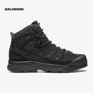 SALOMON/�T�������@X-ALP MID LEATHER GORE-TEX�@L47638700�y���j�Z�b�N�X�z�y�X�|�[�c�X�^�C���V���[�Y�z�yBlack/Black/Aspahlt�z