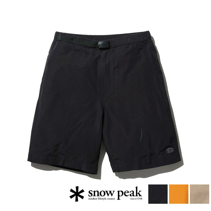 楽天市場】snow peak スノーピーク Light Mountain Cloth Shorts PA 