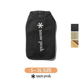 【交換・ご返品不可】 [衛生商品]snow peak　スノーピーク　Dog Pullover Logo　プルオーバーロゴ　DS-24SU001【S～3L】【アウトドア　キャンプ　ドッグ　ペット　虫除け】