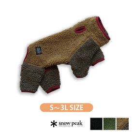 【交換・ご返品不可】 [衛生商品]snow peak　スノーピーク　SP Dog Fleece Jacket　ボアフリースジャケット　DS-23AU002R【S〜3L】【アウトドア　キャンプ　ペット　ドッグ　お出かけ　お散歩　防寒】