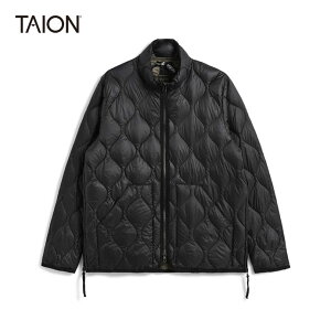 TAION/�^�C�I���@MILITARY HI NECK W-ZIP DOWN JKT�iSOFT SHELL�j/�~���^���[ �n�C�l�b�NW�W�b�v �_�E���W���P�b�g-�\�t�g�V�F���@102ALSZML-1�y���j�Z�b�N�X�z�yBLACK�z