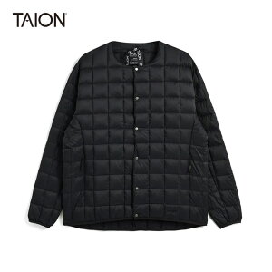 TAION/�^�C�I���@MOUNTAIN ACTIVE CREW NECK LIGHT DOWN JACKET�i900FP�j/�}�E���e�� �A�N�e�B�u �N���[�l�b�N ���C�g�_�E���W���P�b�g�@104SBMT-DX�y���j�Z�b�N�X�z�yBLACK�z