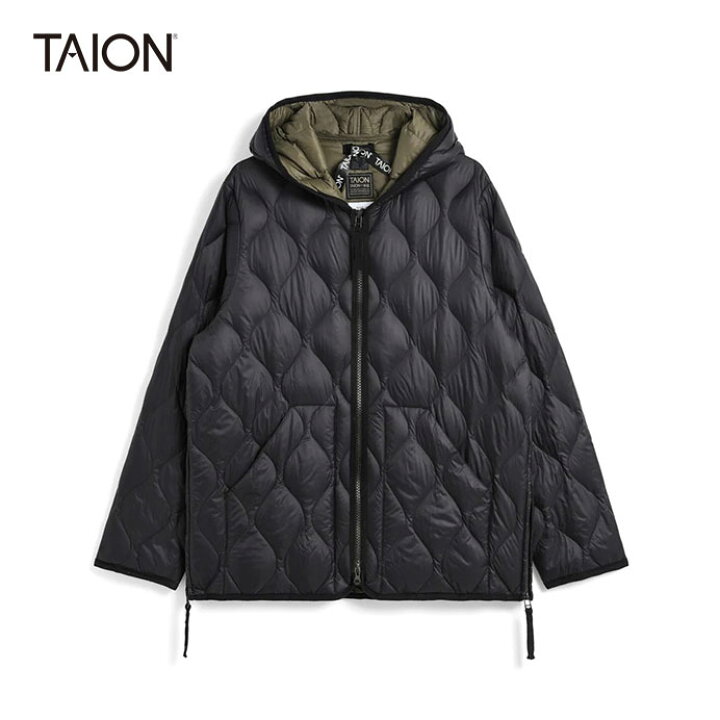 楽天市場】TAION/タイオン MILITARY HOOD W-ZIP DOWN JKT（SOFT SHELL 