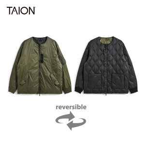 TAION/�^�C�I���@REVERSIBLE MA-1 TYPE INNER DOWN JACKET/�W���p���X�y�V���� ���o�[�V�u�� MA-1 �_�E���W���P�b�g�@JK02JS�y���j�Z�b�N�X�z�yD.OLV×BK�z