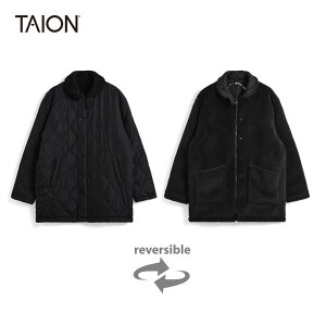 TAION/�^�C�I���@MILITARY RIVERSIBLE �gDOWN�{BOA�@N-1 TYPE JACKET/�~���^���[ ���o�[�V�u�� N-1 �_�E���W���P�b�g�@R119ZBML-1�y���j�Z�b�N�X�z�yBLACK×BLACK�z