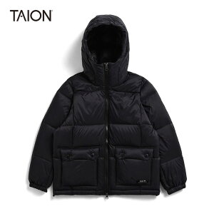 TAION/^CI@KIDS HOOD DETACHABLE VOLUME DOWN JACKETMOUNTAIN/}Ee pbJu {[ _Ep[J[@K106VZMTyLbYzyBLACKz