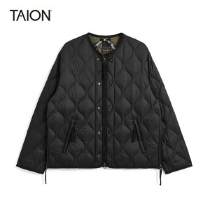 TAION/�^�C�I���@MILITARY M65 LINER W-ZIP SHORT DOWN JKT�iSOFT SHELL�j/�~���^���[ M65 ���C�i�[W�W�b�v �V���[�g�_�E���W���P�b�g-�\�t�g�V�F�� WM65LSZBML-1SH�y���f�B�[�X�z�yBLACK�z