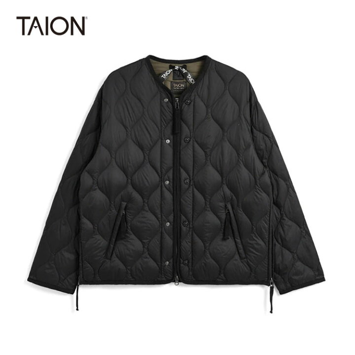 楽天市場】TAION/タイオン MILITARY M65 LINER W-ZIP SHORT DOWN JKT 