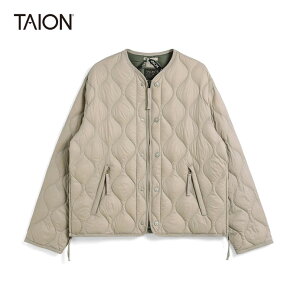 TAION/�^�C�I���@MILITARY M65 LINER W-ZIP SHORT DOWN JKT�iSOFT SHELL�j/�~���^���[ M65 ���C�i�[W�W�b�v �V���[�g�_�E���W���P�b�g-�\�t�g�V�F�� WM65LSZBML-1SH�y���f�B�[�X�z�yG.BEIGE�z