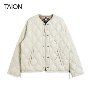 TAION/�^�C�I���@MILITARY M65 LINER W-ZIP SHORT DOWN JKT�iSOFT SHELL�j/�~���^���[ M65 ���C�i�[W�W�b�v �V���[�g�_�E���W���P�b�g-�\�t�g�V�F�� WM65LSZBML-1SH�y���f�B�[�X�z�yOFF WHITE�z