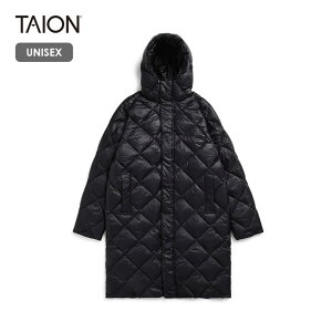 TAION/�^�C�I���@CITY HOOD LONG DOWN JACKET/�V�e�B�t�[�h�����O�_�E���W���P�b�g�@106COCI�y���j�Z�b�N�X�z�y(BLACK)�u���b�N�z