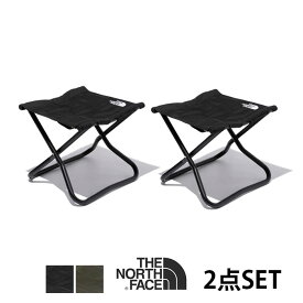 【セットでお得♪】THE NORTH FACE ザ・ノースフェイス　TNFキャンプ スツール　ペア2点セット　TNF Camp Stool　NN32200【アウトドア　キャンプ　釣り　折り畳み　折りたたみ　チェア　焚火 たき火　焚き火　チェアリング】【ラッピング不可】