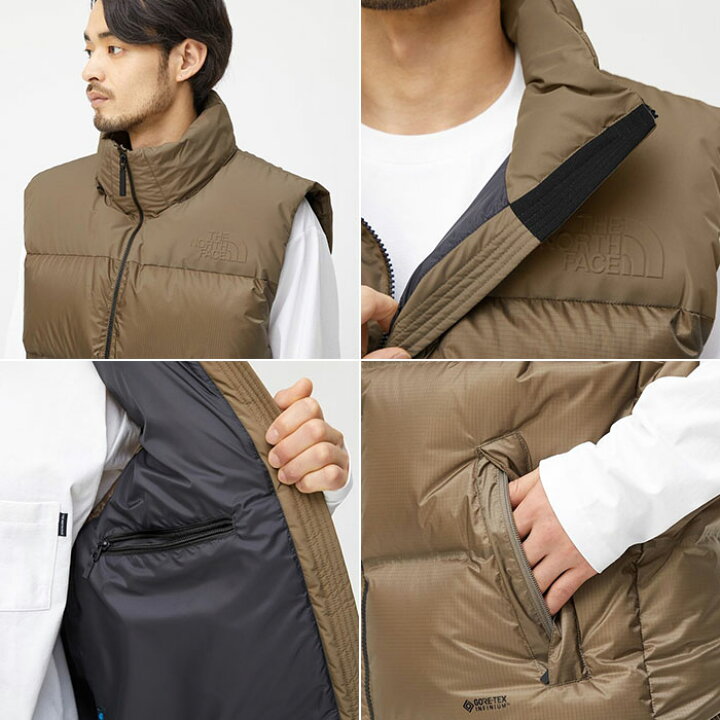 楽天市場】THE NORTH FACE ザ・ノースフェイス GTX Nuptse Vest GTX 