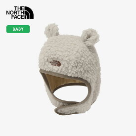 THE NORTH FACE/ザ・ノース・フェイス　B CUDDLE FLEECE EAR CAP/カドルフリースイヤーキャップ(ベビー)　NNB42403【ベビー】【(FI)フォッシルアイボリー】