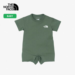 THE NORTH FACE/�U�E�m�[�X�E�t�F�C�X�@B S/S ROMPERS/�V���[�g�X���[�u�����p�[�X(�x�r�[)�@NTB12566�y�x�r�[�z�y(DG)�_�b�N�O���[���z