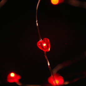 電池式 イルミネーション SIRIUS クリスマス デコレーション LAERKE ハート レッド LED ライト 電池別売 ワイヤー 花 ツリー リース 装飾 アクセント イベント 屋内 店舗 家