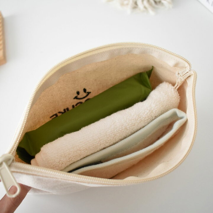 楽天市場】【名入れ刺繍】フラットポーチ 名入れ刺繍 名前入り マチ 