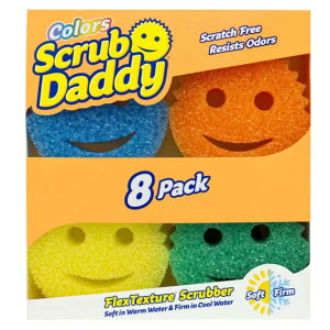 SCRUB DADDY �X�N���u�_�f�B �X�|���W 8�Z�b�g �H��p �L�b�`���X�|���W �܂Ƃߔ��� ���ꗎ�� ������ �H��� �䏊�p�i �R�X�g�R