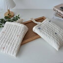 ヌビバッグ さくらんぼの刺繍 シューズバッグ nubi 上靴入れ 上履き シューズケース ヌビ イブル イブルバッグ ストライプ 約30×25cm 韓国製 通園 習い事 サブバッグ 男の子 女の子 保育園 幼稚園 入園 入学 キルティングバッグ