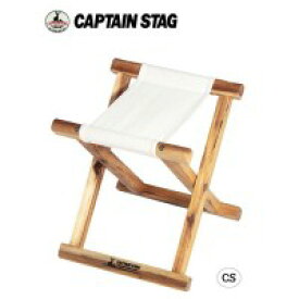 【代引き・同梱不可】CAPTAIN　STAG　CSクラシックス　FDスツール(ホワイト)　UP-1025