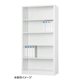 豊國工業 33深型オープン書庫 TS-36DK CN-85色(ホワイトグレー)